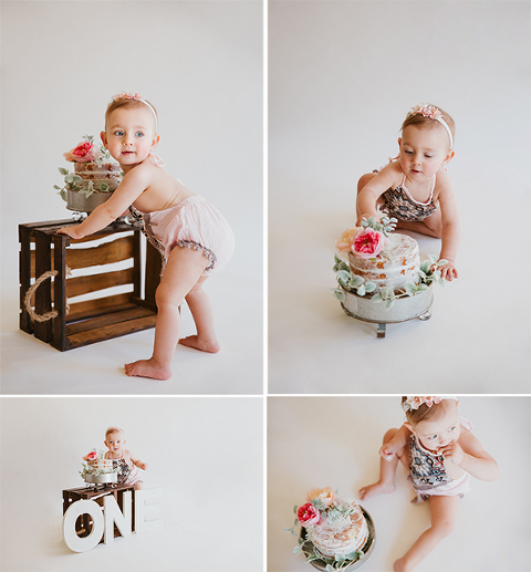 boho cake smash, red deer photographer, cake smash, milk bath, cute baby, red deer newborn photos